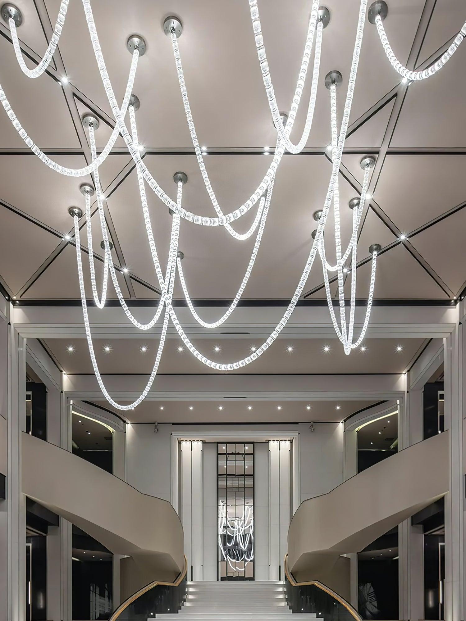 Cascade Chandelier Moderne en Acrylique - Neutralighting