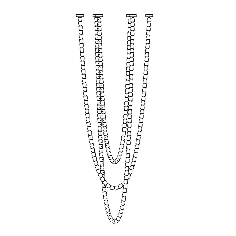 Lustra Chandelier Chrome Cristal Entrelacé Lignes - Neutralighting