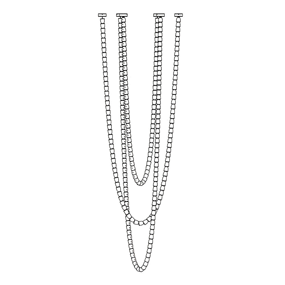 Lustra Chandelier Chrome Cristal Entrelacé Lignes - Neutralighting