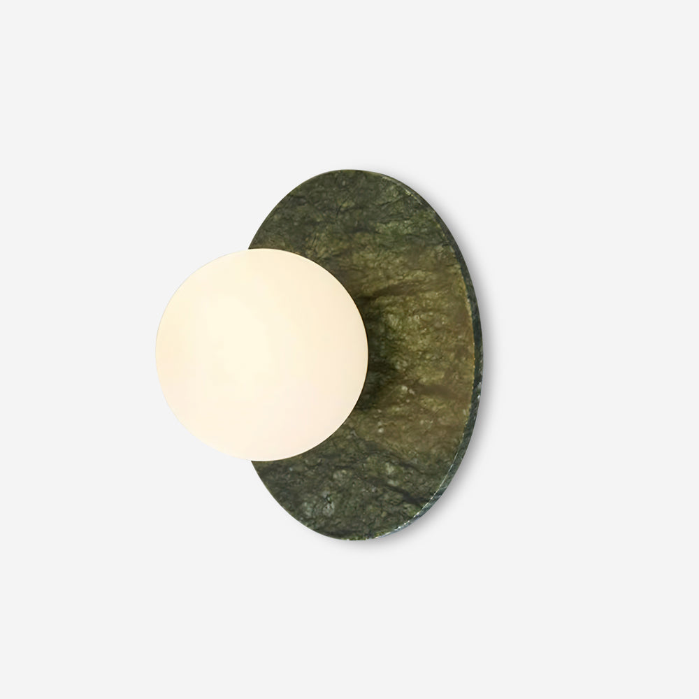 Enox Applique Murale Minimaliste à Globe en Marbre - Neutralighting