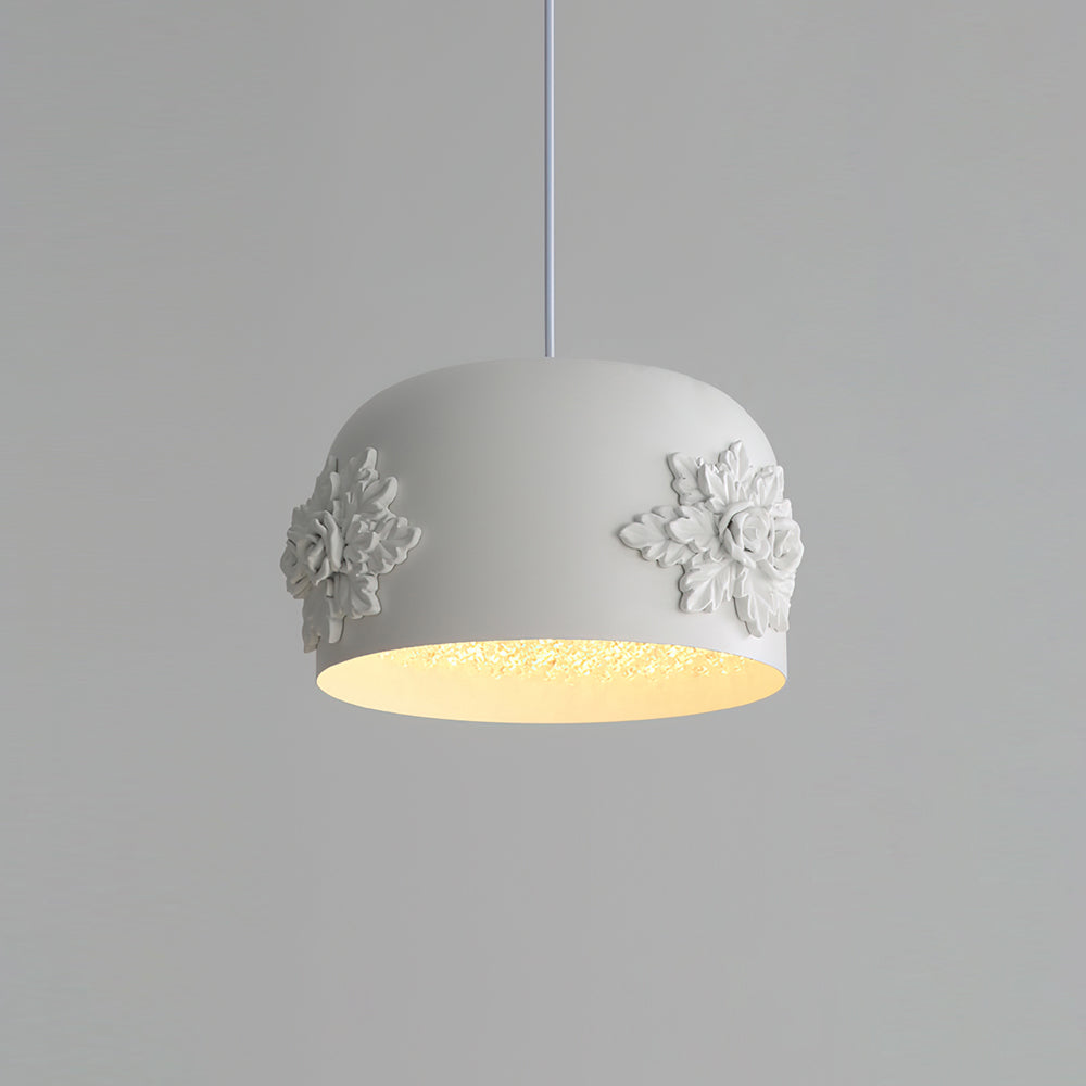 Gaina Suspension Florale Tambour - Neutralighting