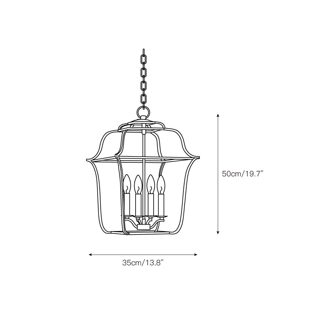 Zavenen Suspension Métal Royal Industriel Vintage - Neutralighting