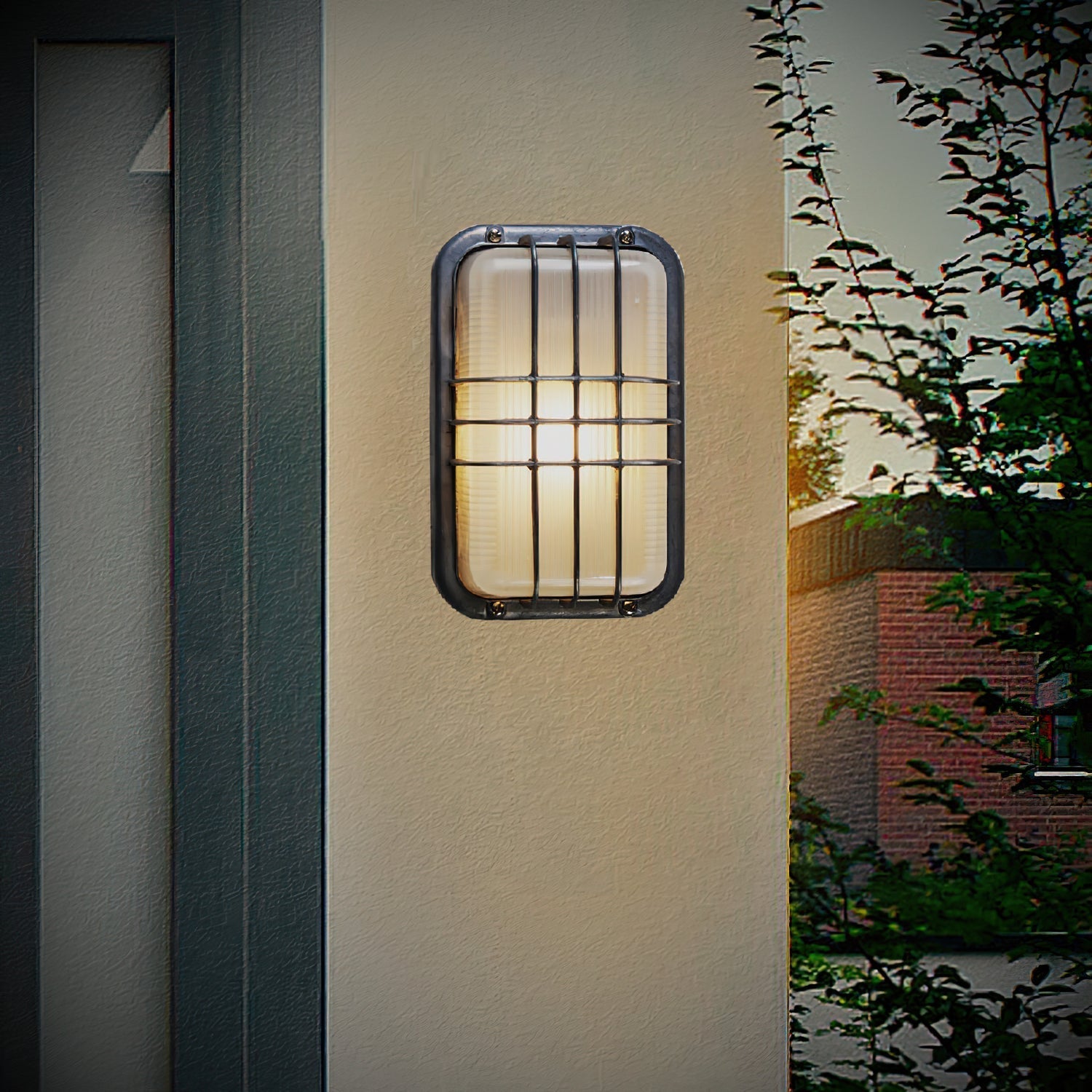 Garden Trading Chatham Outdoor Metal Sconce Wall Lamp - Lamp Copper