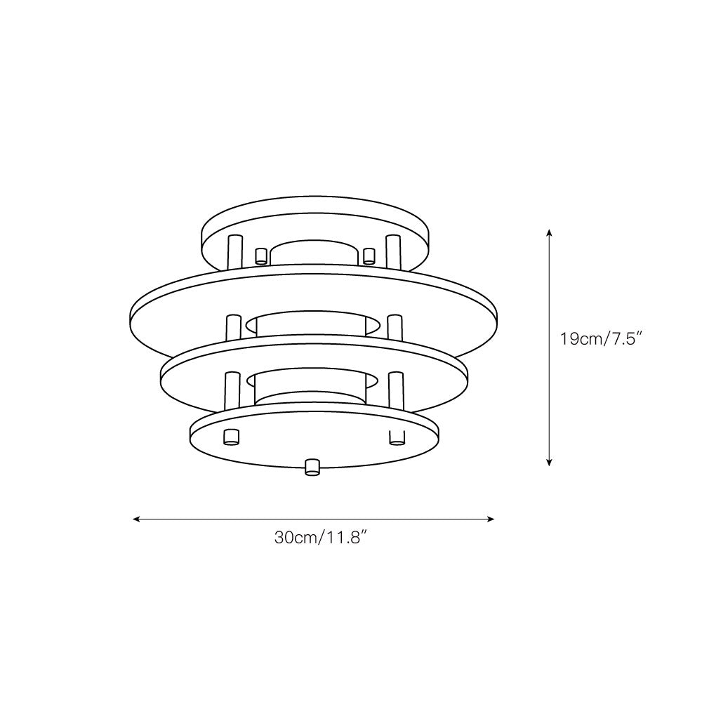 Zovena Modern Minimalist Steel Alabaster Ceiling Lamp - Neutralighting
