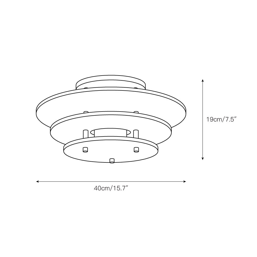 Zovena Modern Minimalist Steel Alabaster Ceiling Lamp - Neutralighting