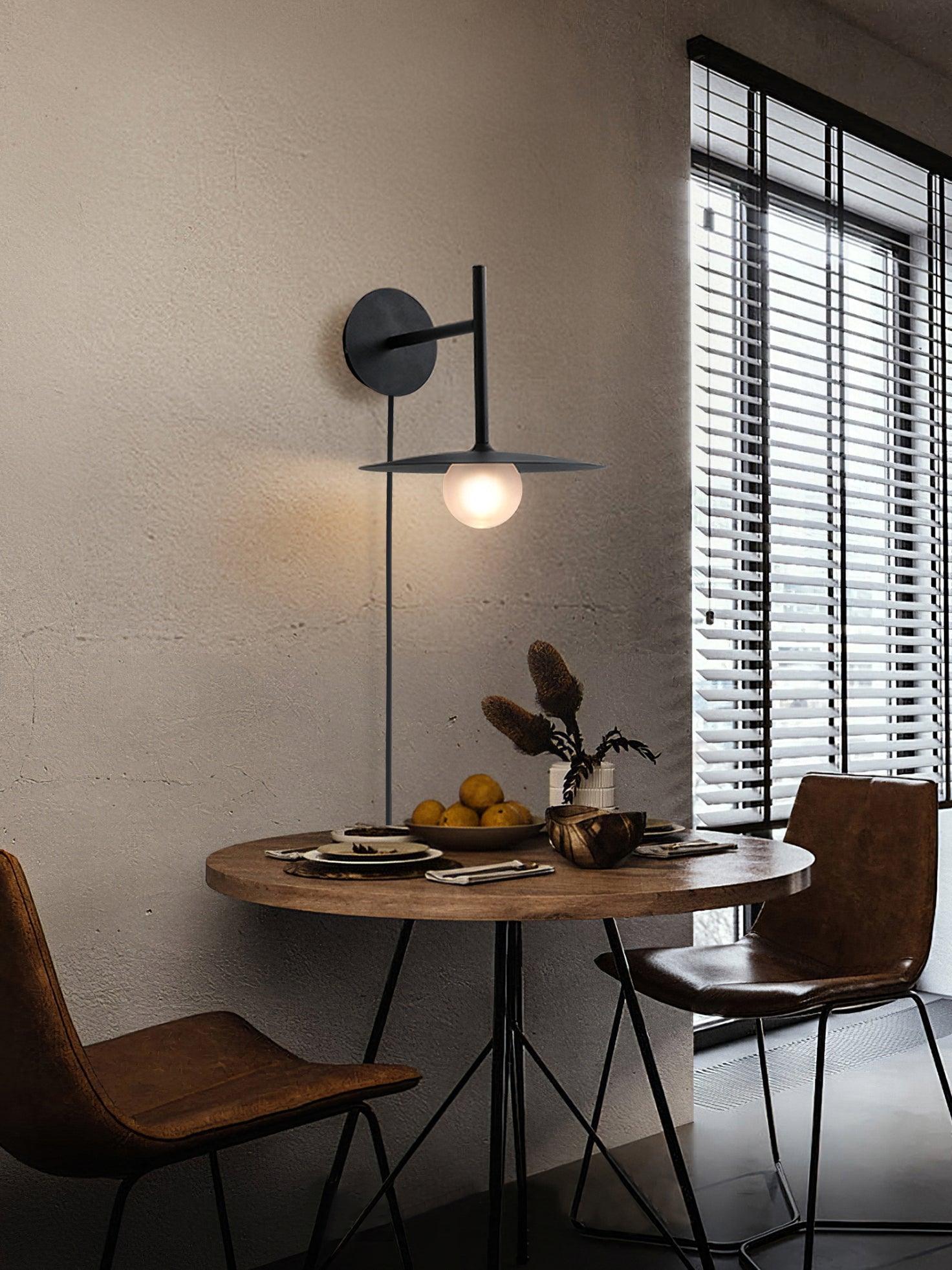 Orsilus Vintage Industrial Plug-In Wall Lamp - Neutralighting