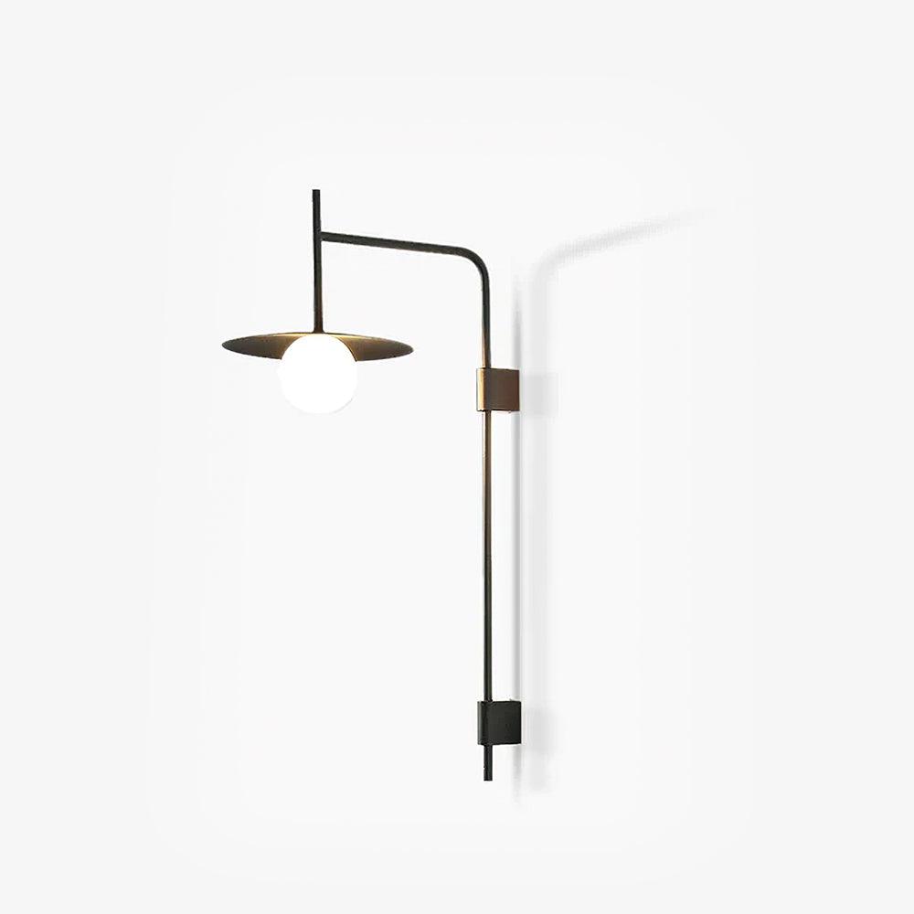 Edan Swing Arm Plug-in Glass Wall Lamp - Neutralighting