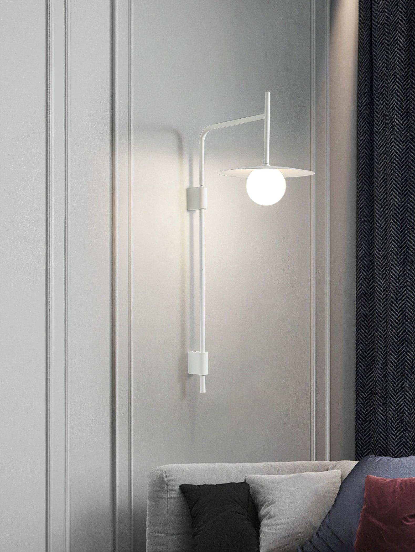 Edan Swing Arm Plug-in Glass Wall Lamp - Neutralighting