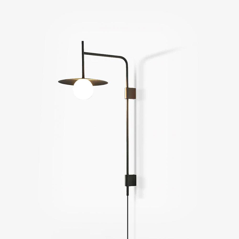 Edan Swing Arm Plug-in Glass Wall Lamp - Neutralighting