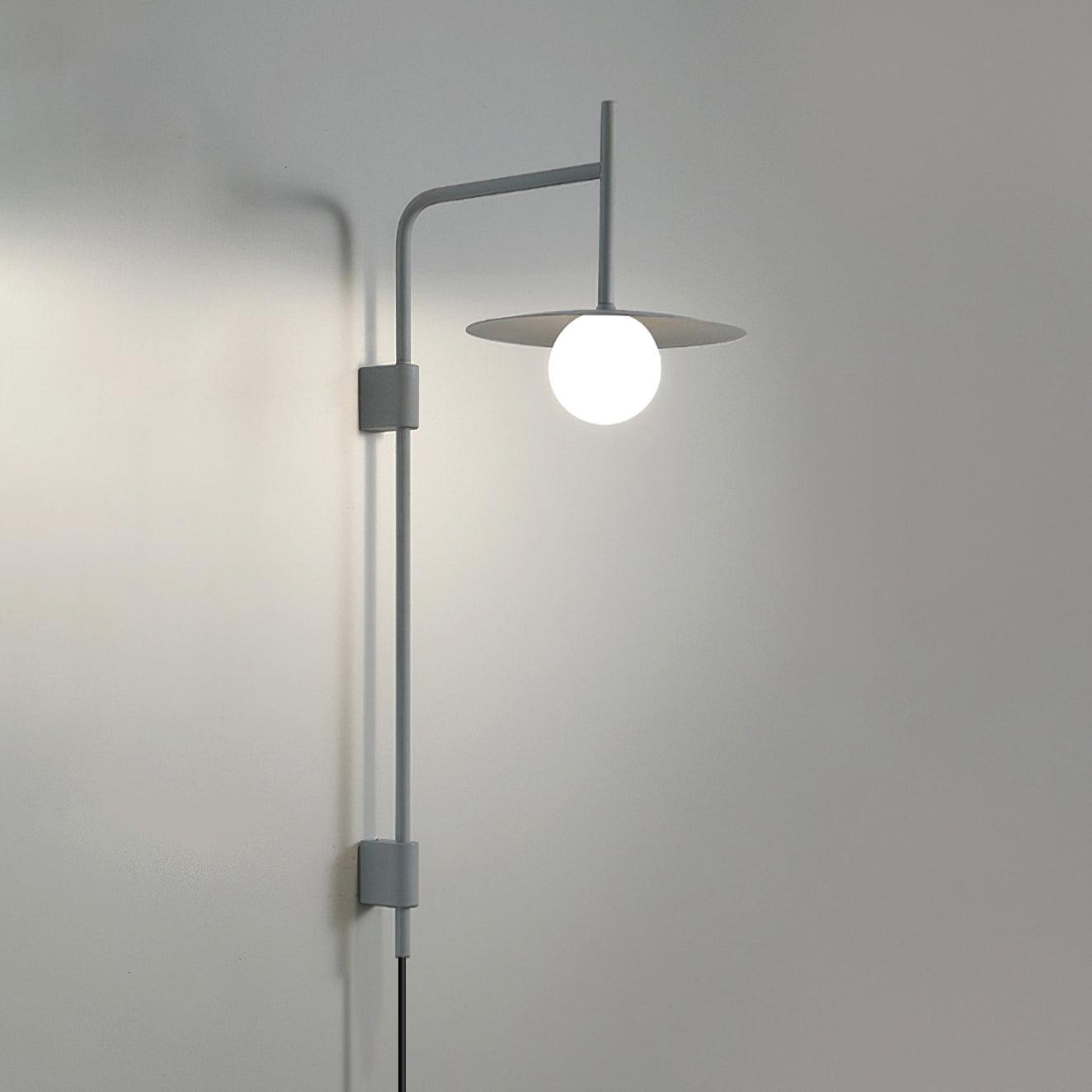Edan Swing Arm Plug-in Glass Wall Lamp - Neutralighting