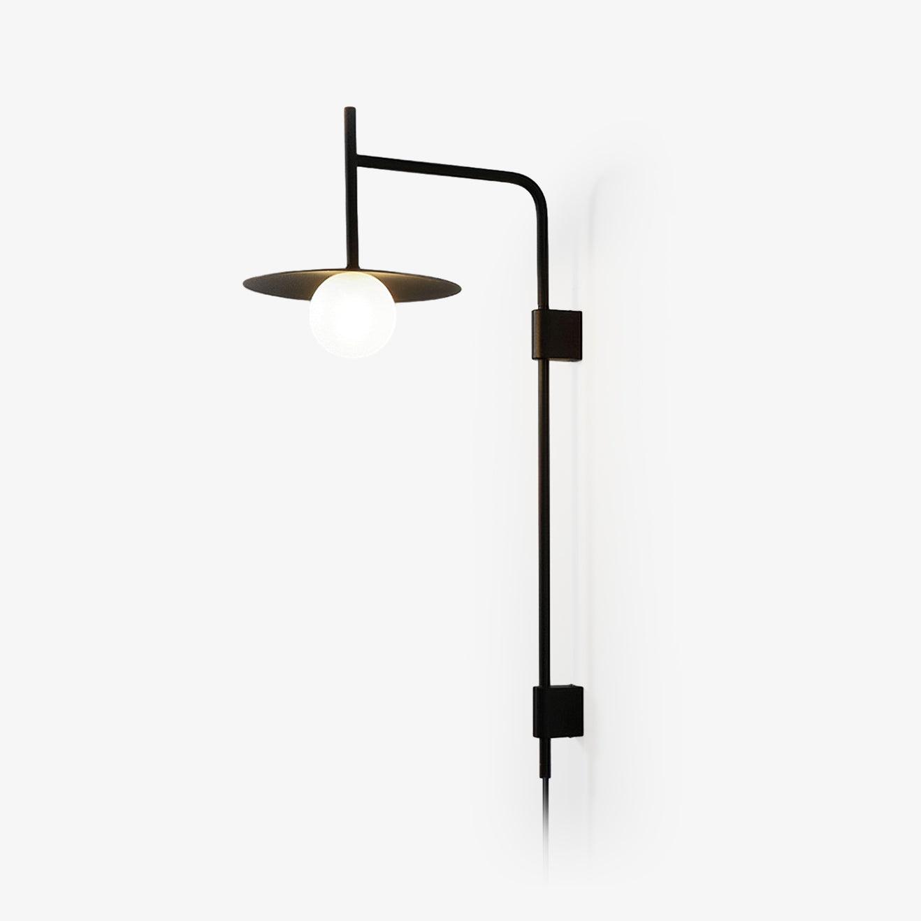 Edan Swing Arm Plug-in Glass Wall Lamp - Neutralighting