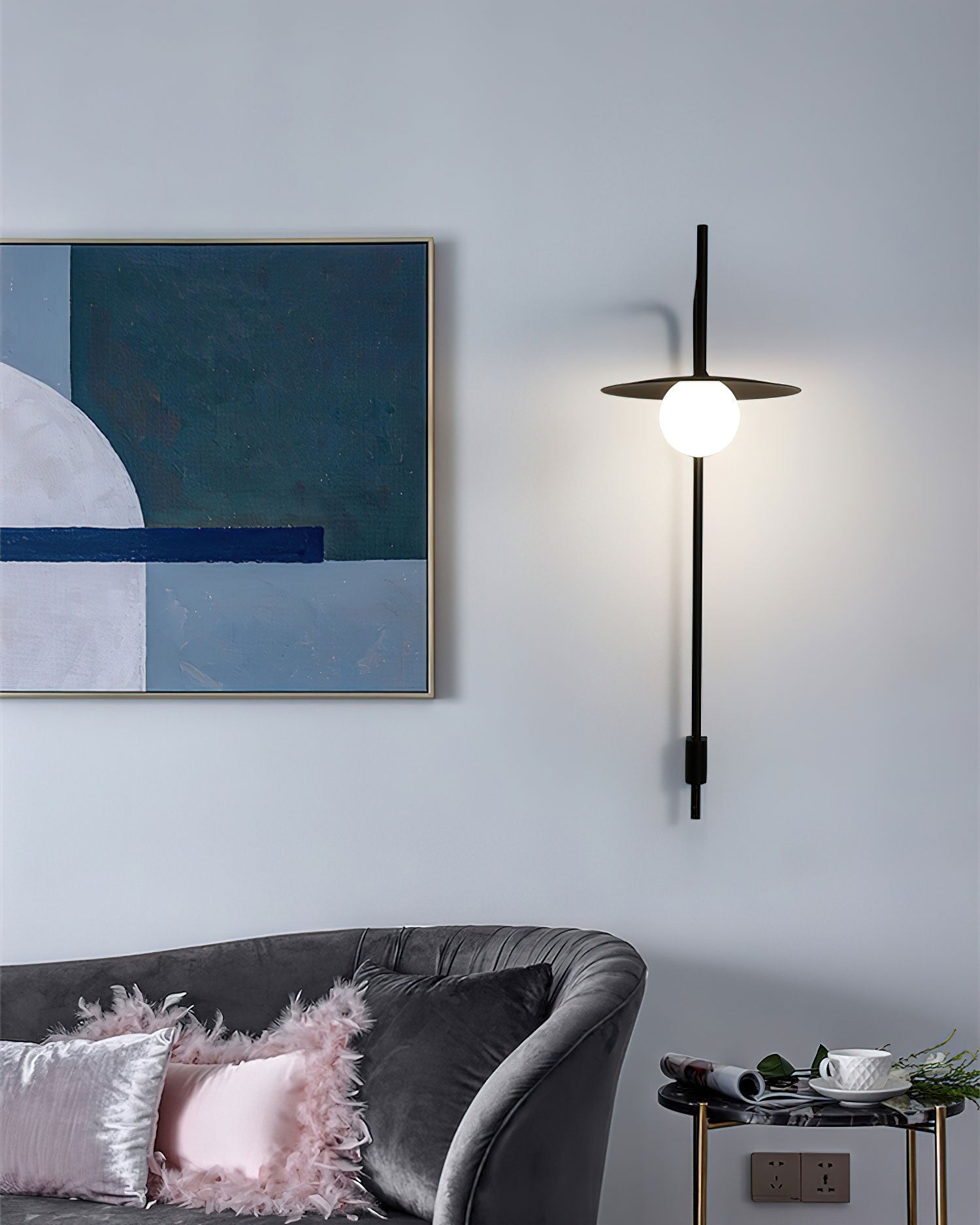 Elsie Applique Murale Moderne Minimaliste En Verre - Neutralighting