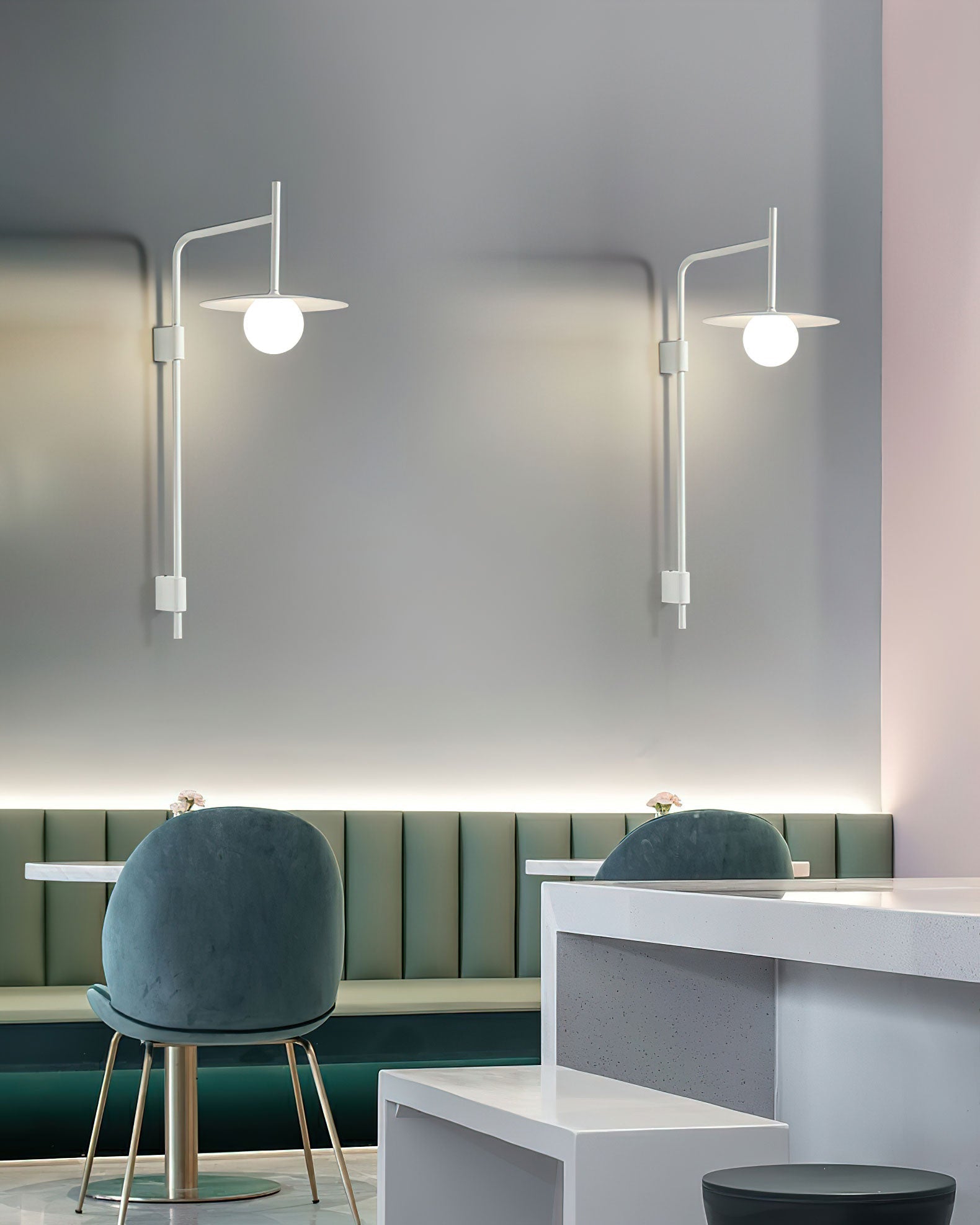 Elsie Applique Murale Moderne Minimaliste En Verre - Neutralighting