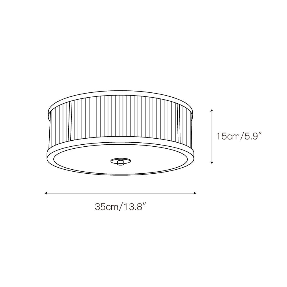 Avvynila Lampe de Plafond Laiton Verre Minimaliste Moderne - Neutralighting
