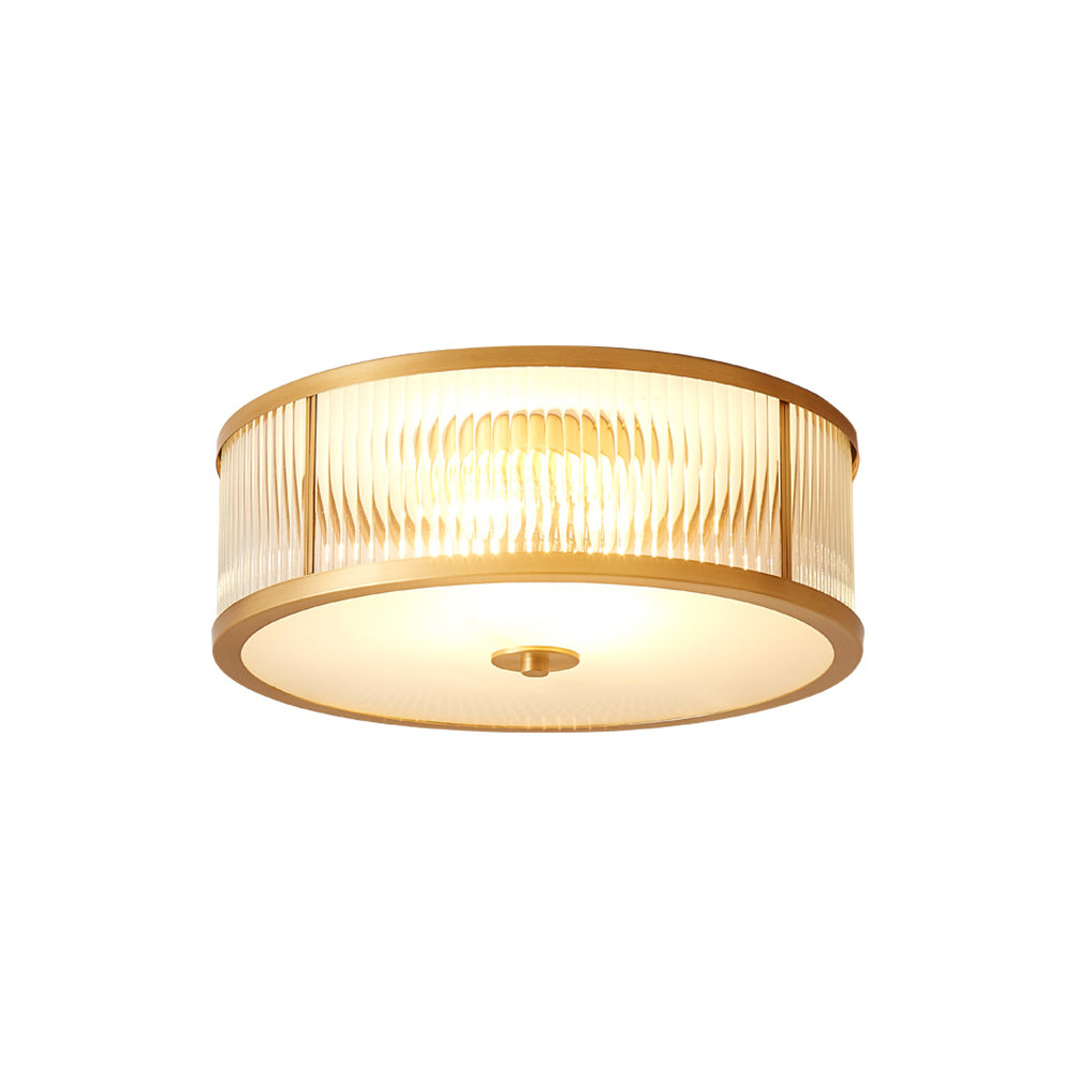 Avvynila Lampe de Plafond Laiton Verre Minimaliste Moderne - Neutralighting