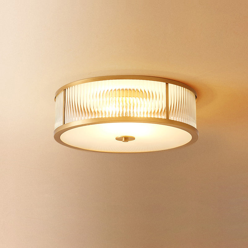 Avvynila Lampe de Plafond Laiton Verre Minimaliste Moderne - Neutralighting