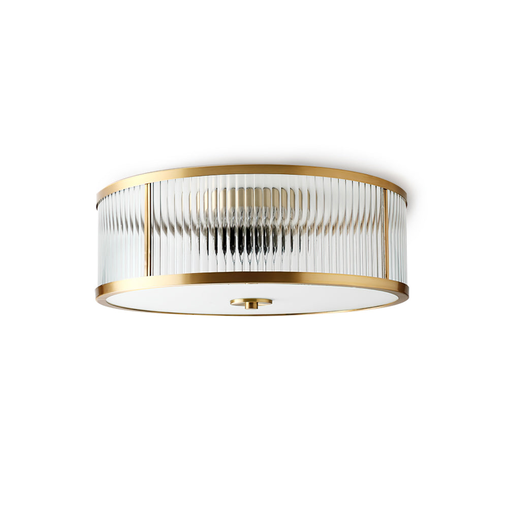 Avvynila Lampe de Plafond Laiton Verre Minimaliste Moderne - Neutralighting