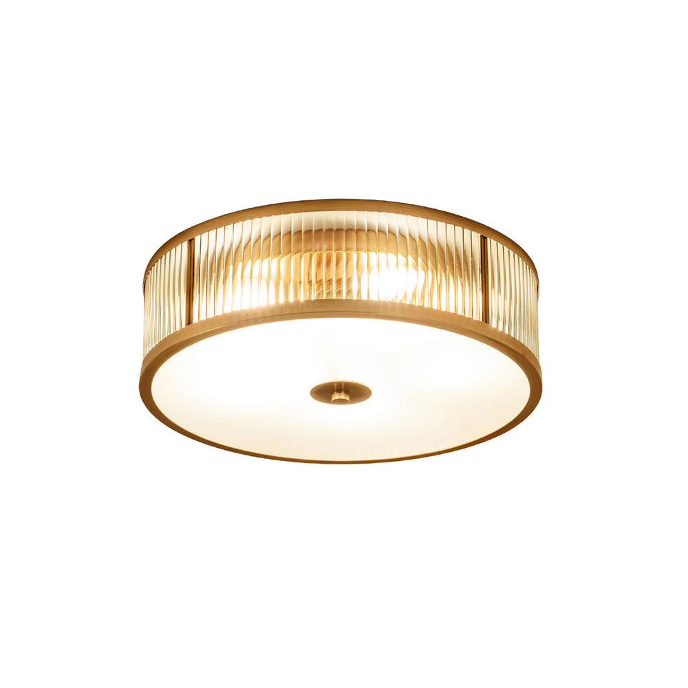 Avvynila Lampe de Plafond Laiton Verre Minimaliste Moderne - Neutralighting