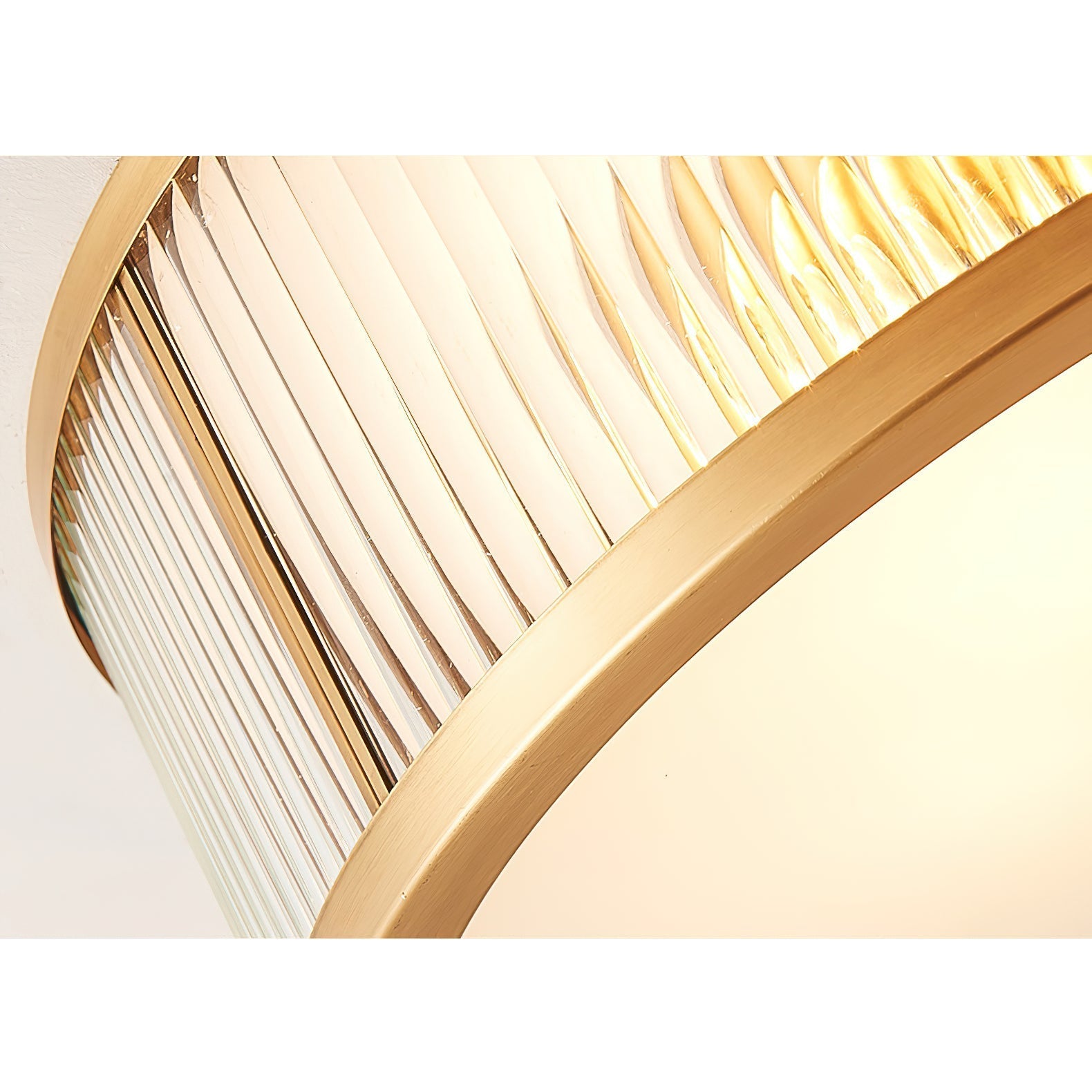 Avvynila Lampe de Plafond Laiton Verre Minimaliste Moderne - Neutralighting