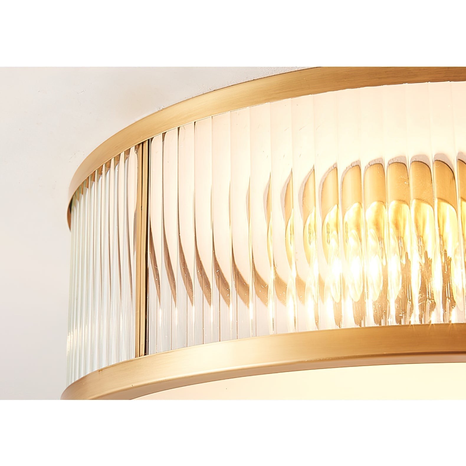 Avvynila Lampe de Plafond Laiton Verre Minimaliste Moderne - Neutralighting