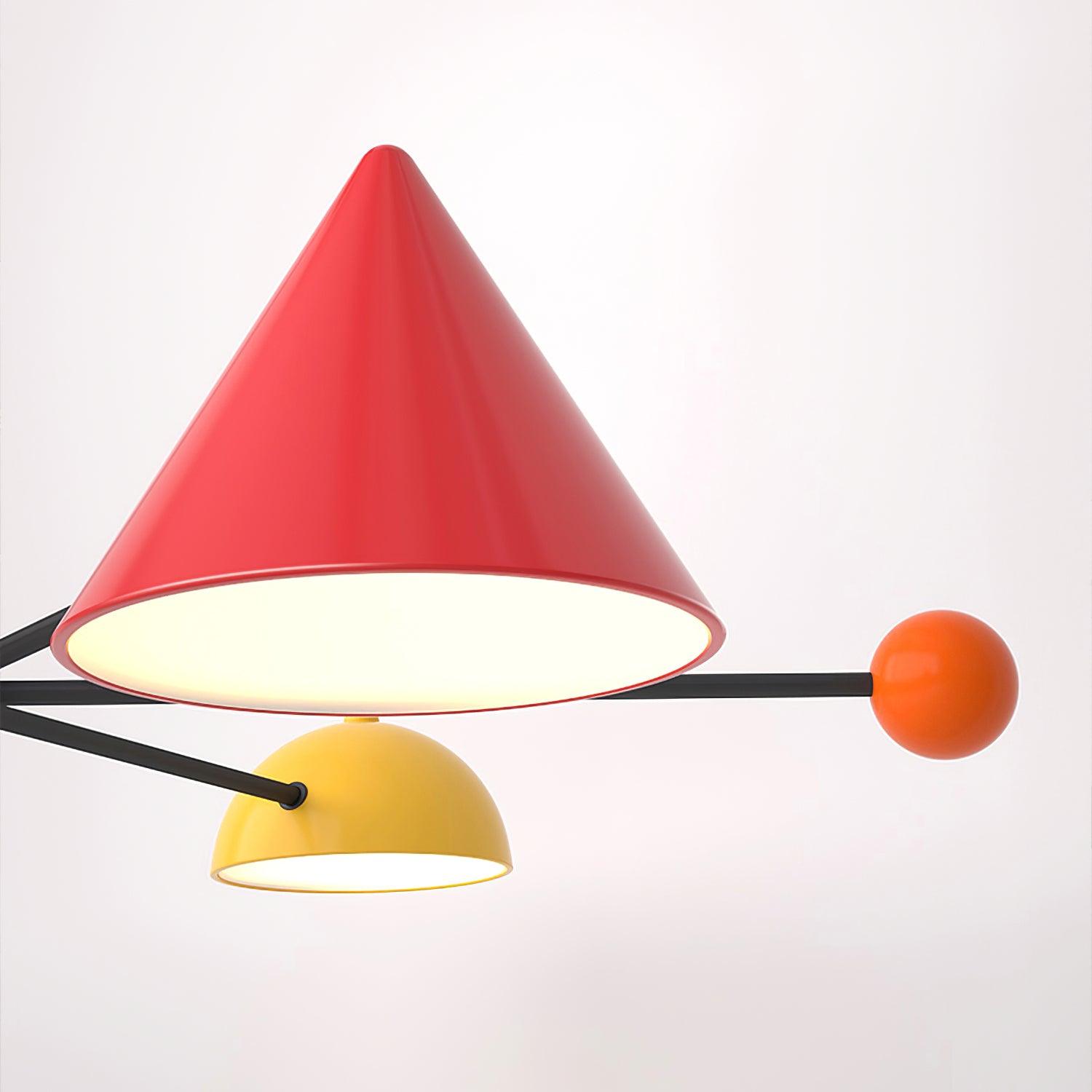 Gianna Plafonnier Coloré Série Géométrique - Neutralighting