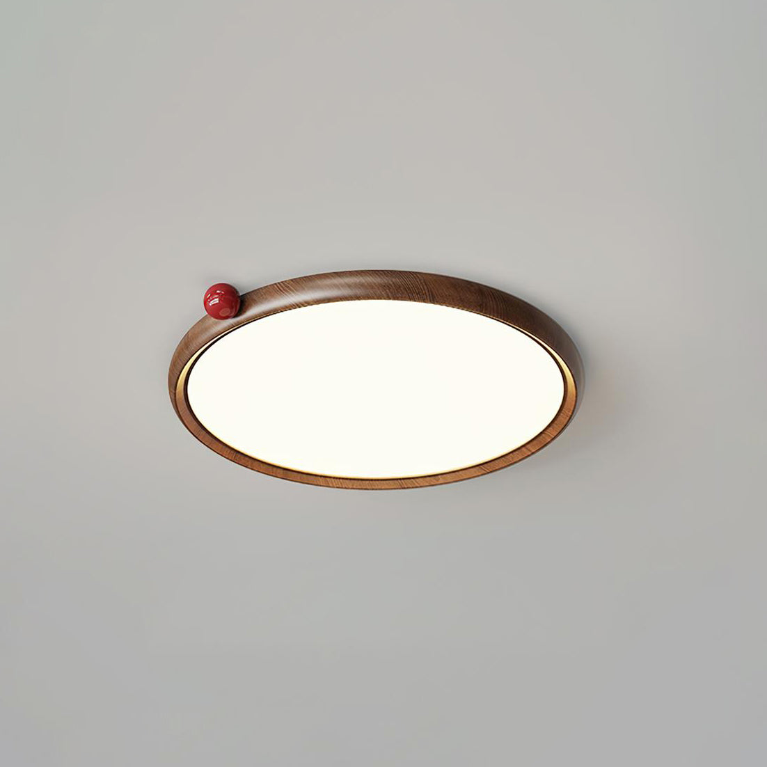Geos Ceiling Light Wood LED Modern Minimalist - Letslighting