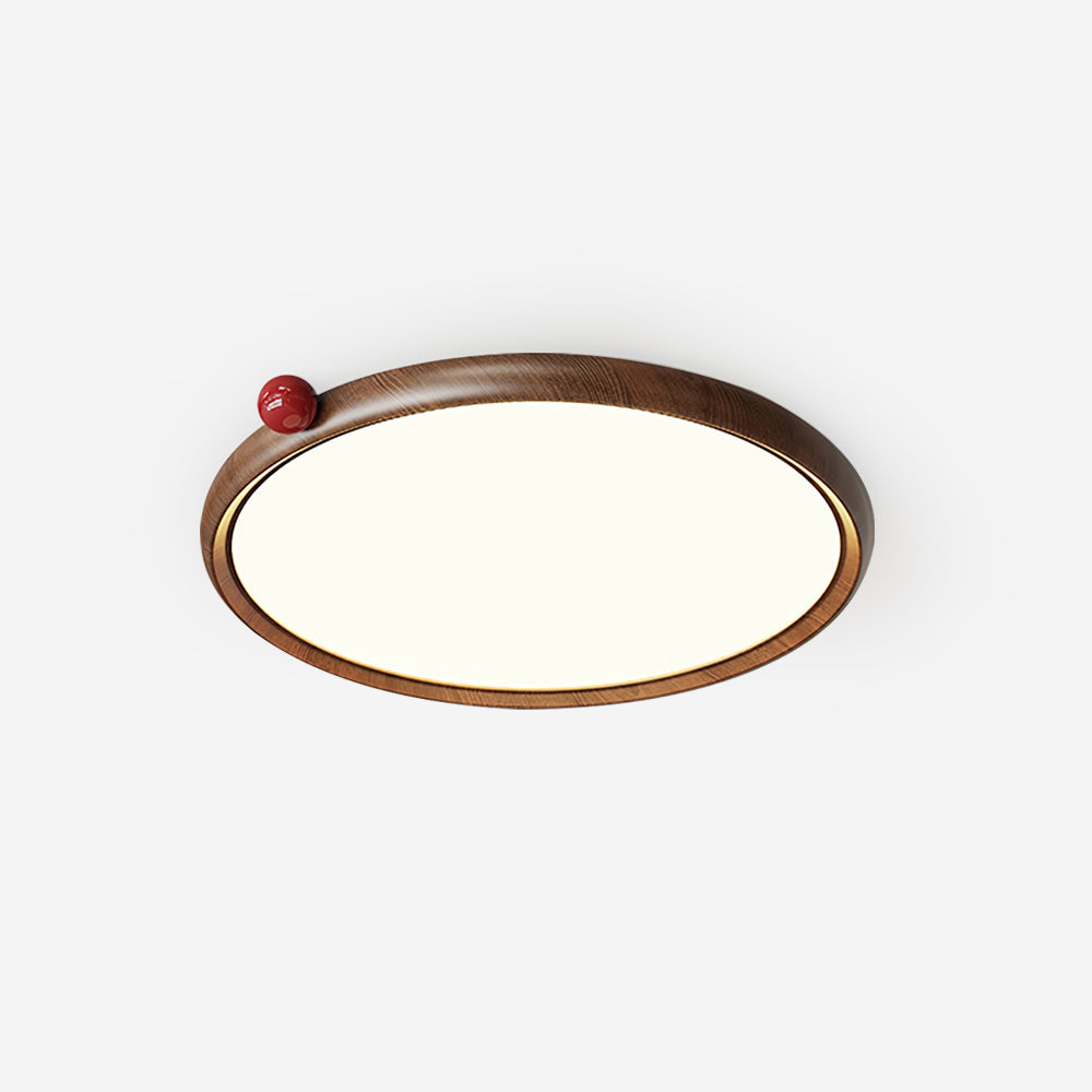 Geos Ceiling Light Wood LED Modern Minimalist - Letslighting