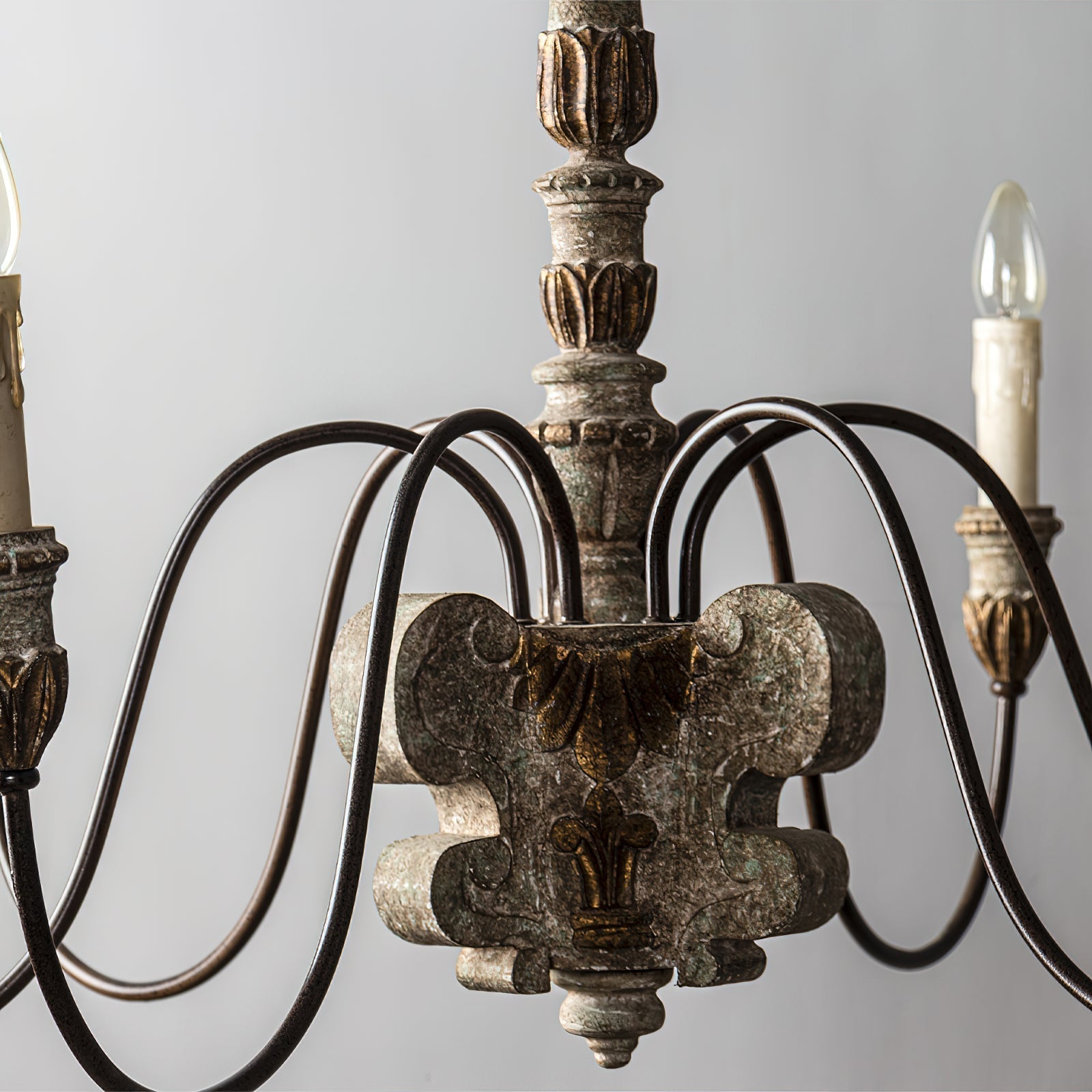 Geovanna Lustre Métal Solide Industriel Vintage - Neutralighting