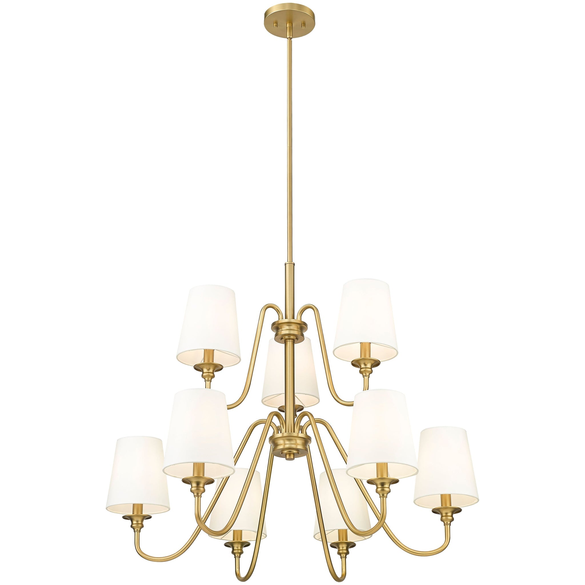 Vavenus Lustre Laiton Tissu Industriel Vintage - Neutralighting