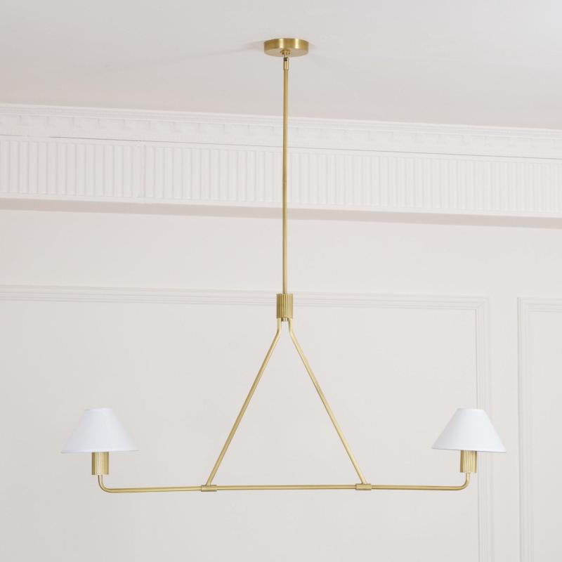 Ornuvyh Ancien Industriel Métal Tissu Lustre - Neutralighting
