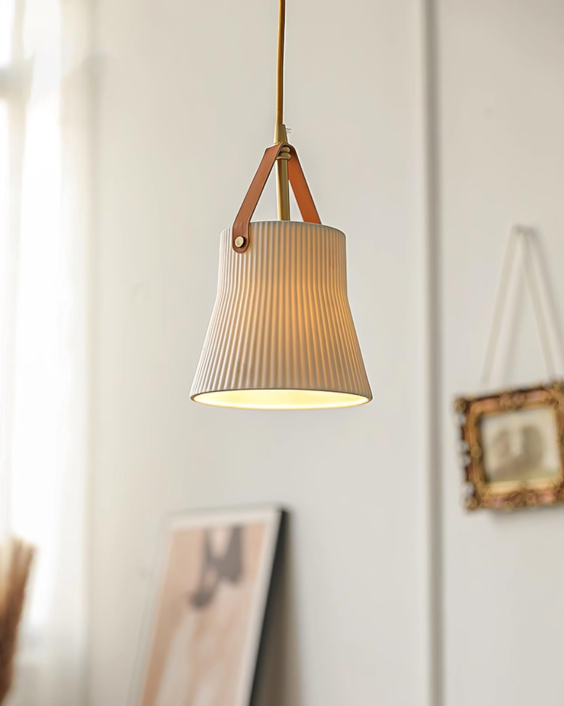 Vega Lampe Pendante Céramique Cannelée - Neutralighting