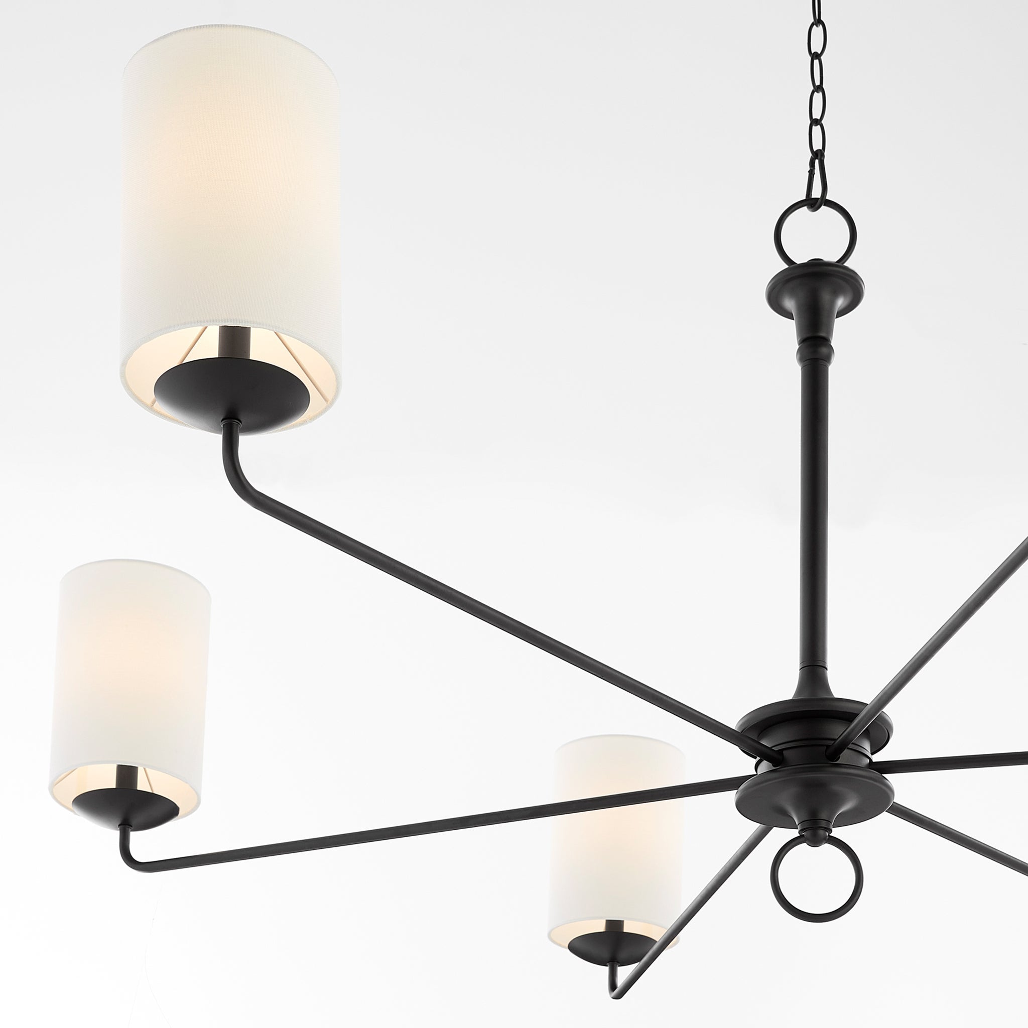 Olthean Lustre Industriel Vintage En Tissu Et Laiton - Neutralighting