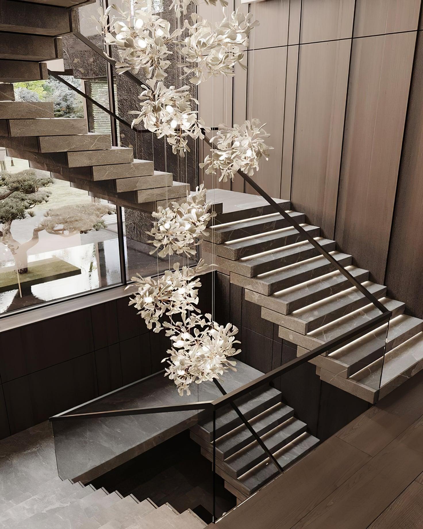Gingko Lustre F Style Élégance Inspirée de la Nature - Neutralighting