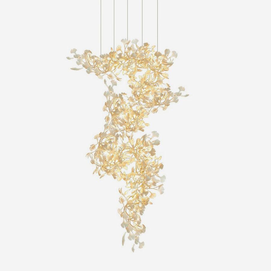 Gingko Lustre F Style Élégance Inspirée de la Nature - Neutralighting