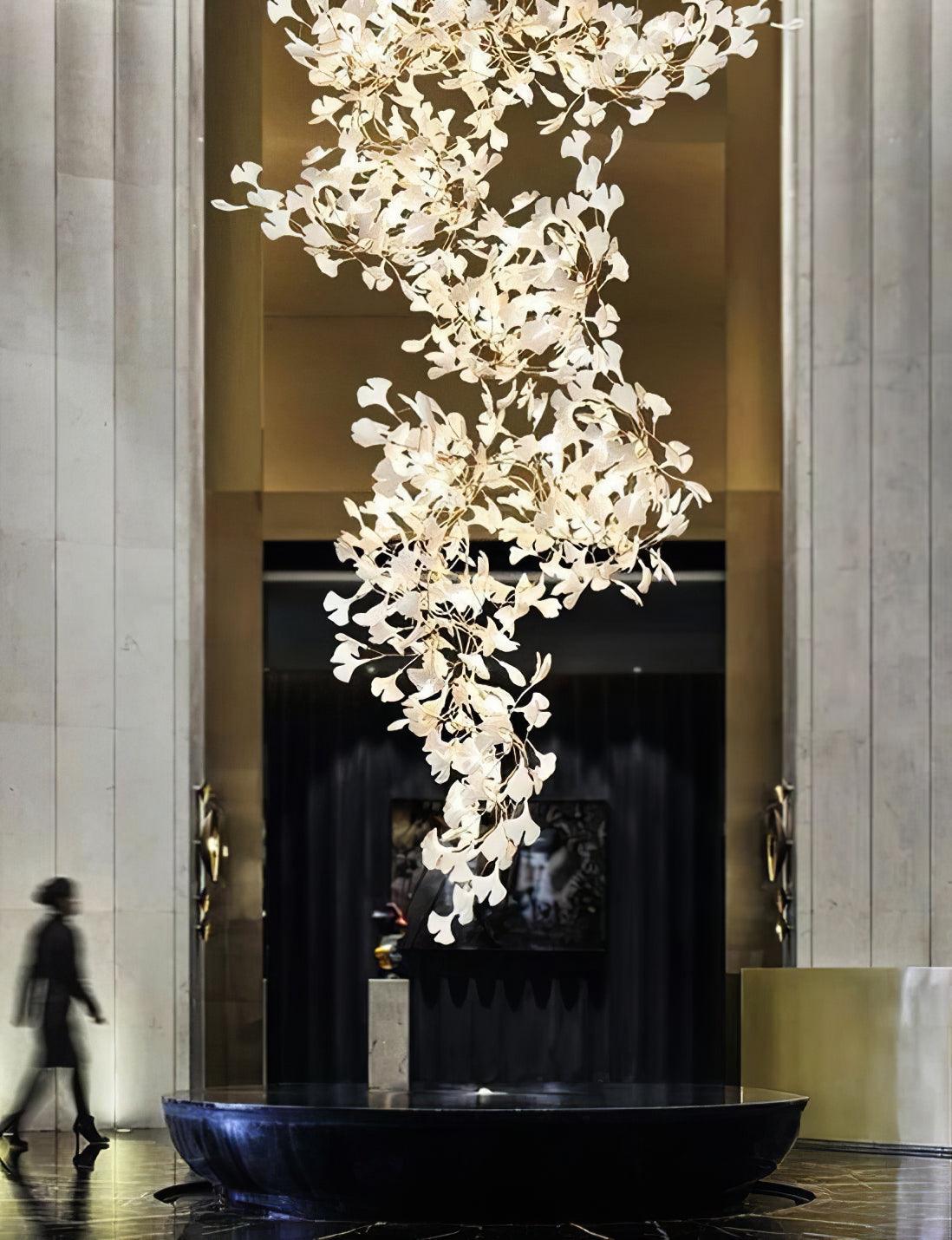 Gingko Lustre F Style Élégance Inspirée de la Nature - Neutralighting