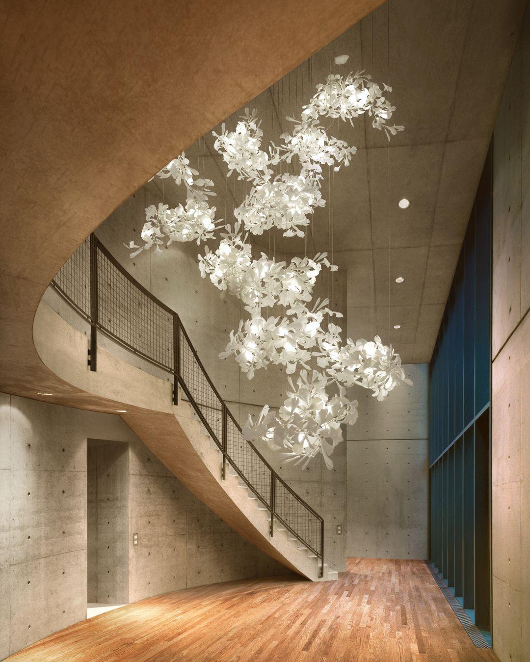 Gingko Lustre F Style Élégance Inspirée de la Nature - Neutralighting
