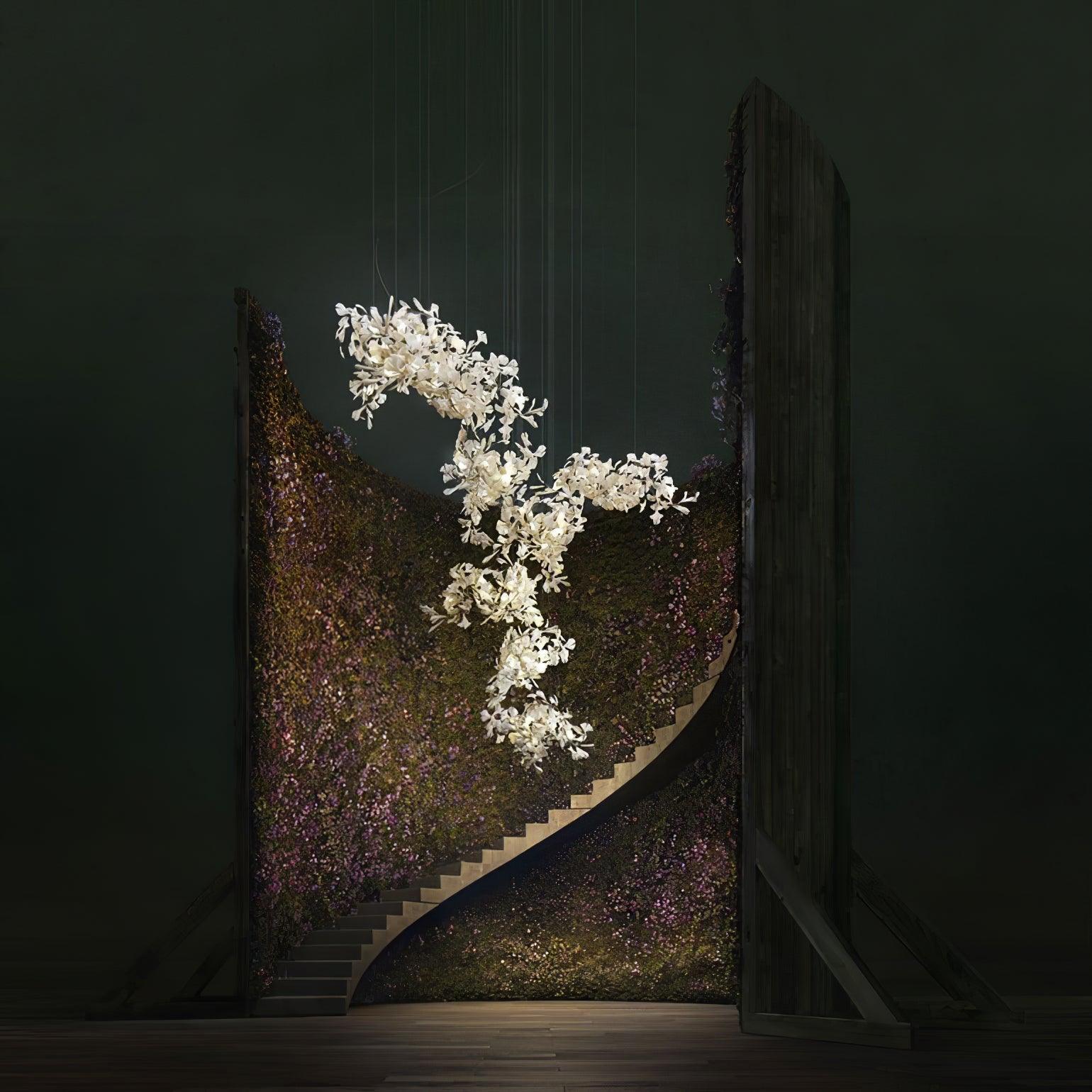 Gingko Lustre F Style Élégance Inspirée de la Nature - Neutralighting