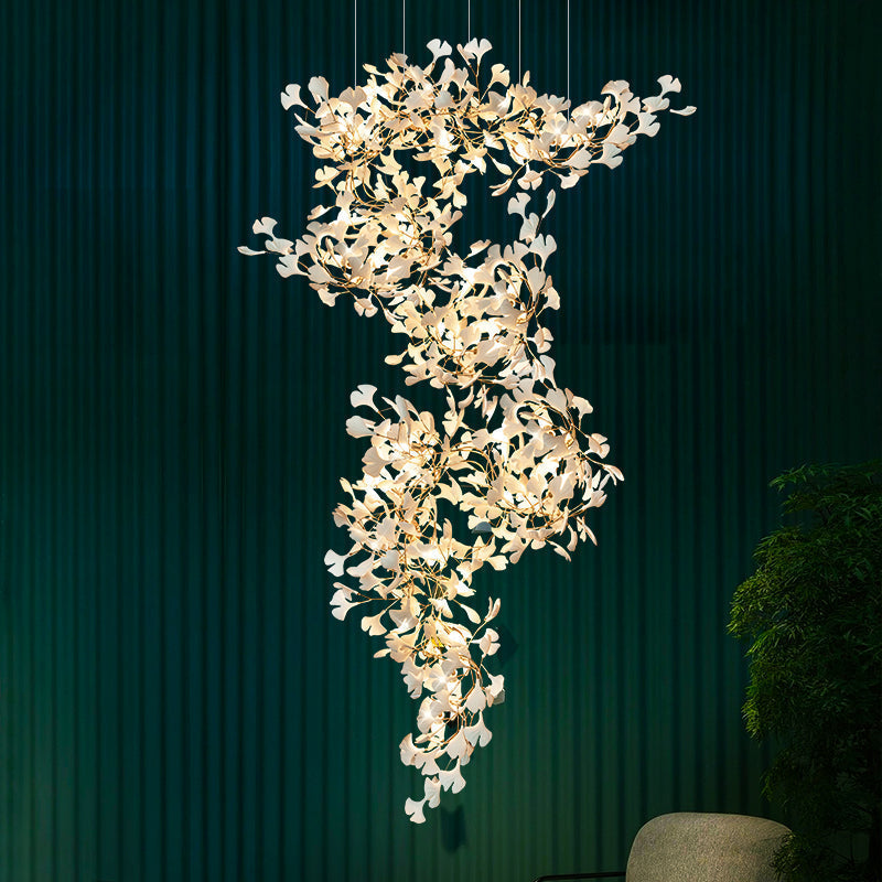 Gingko Lustre F Style Élégance Inspirée de la Nature - Neutralighting