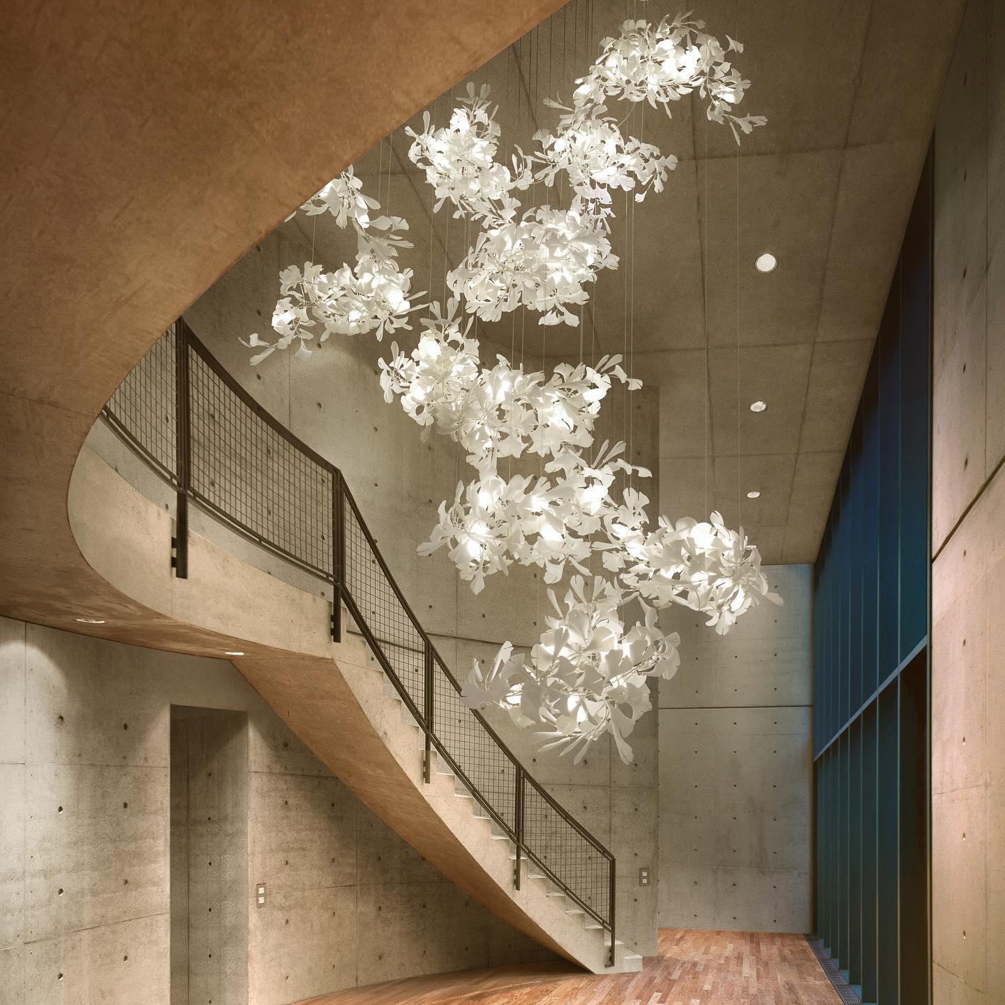 Gingko Lustre F Style Élégance Inspirée de la Nature - Neutralighting