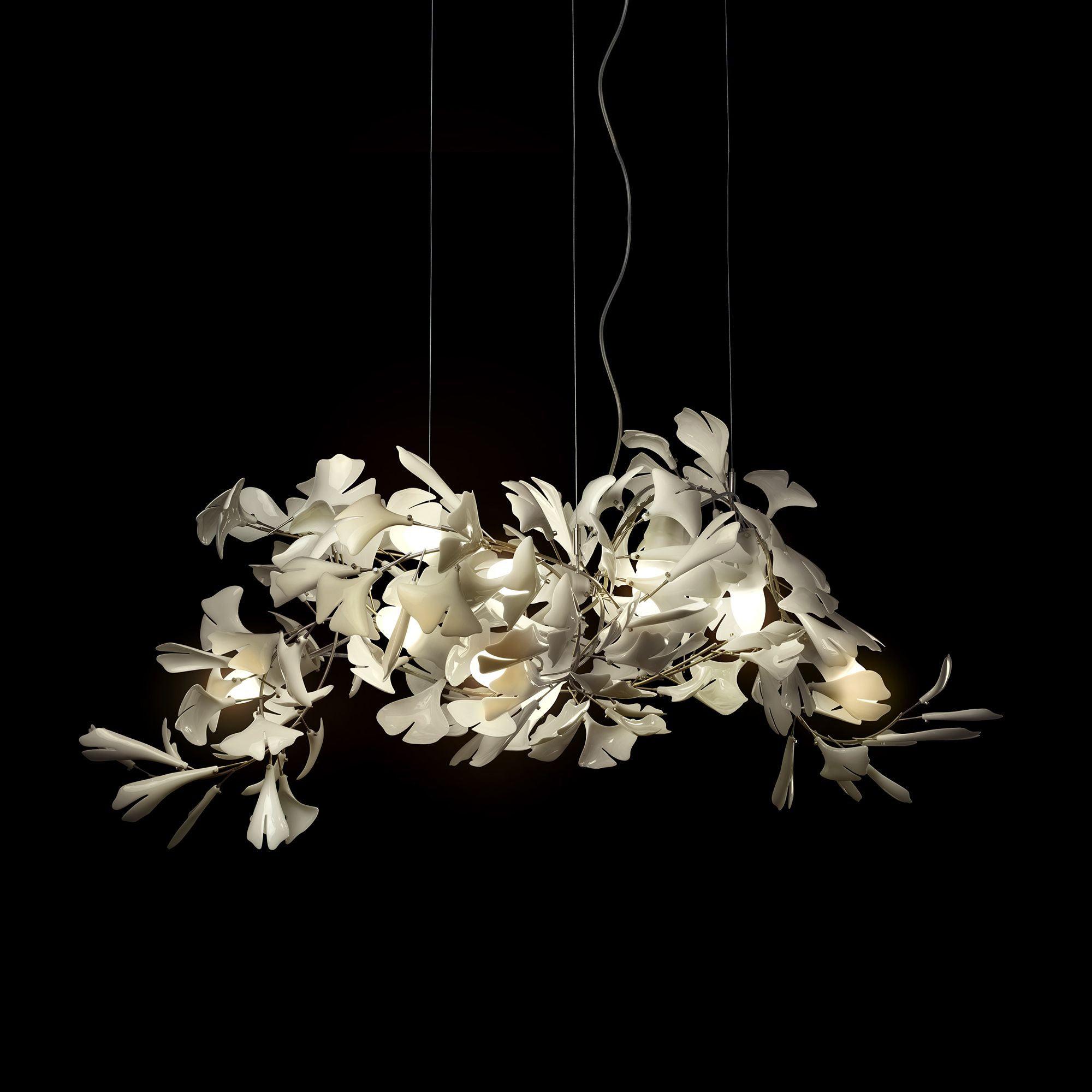 Gingko Chandelier G Style Forme Branche Feuille Moderne - Neutralighting
