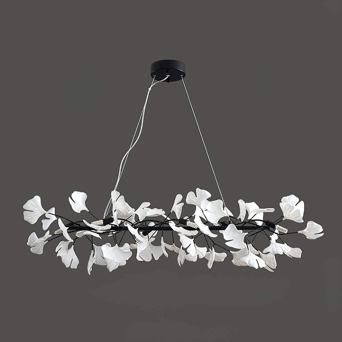 Bloom Lustre Céramique Ginkgo Blanc Or - Neutralighting