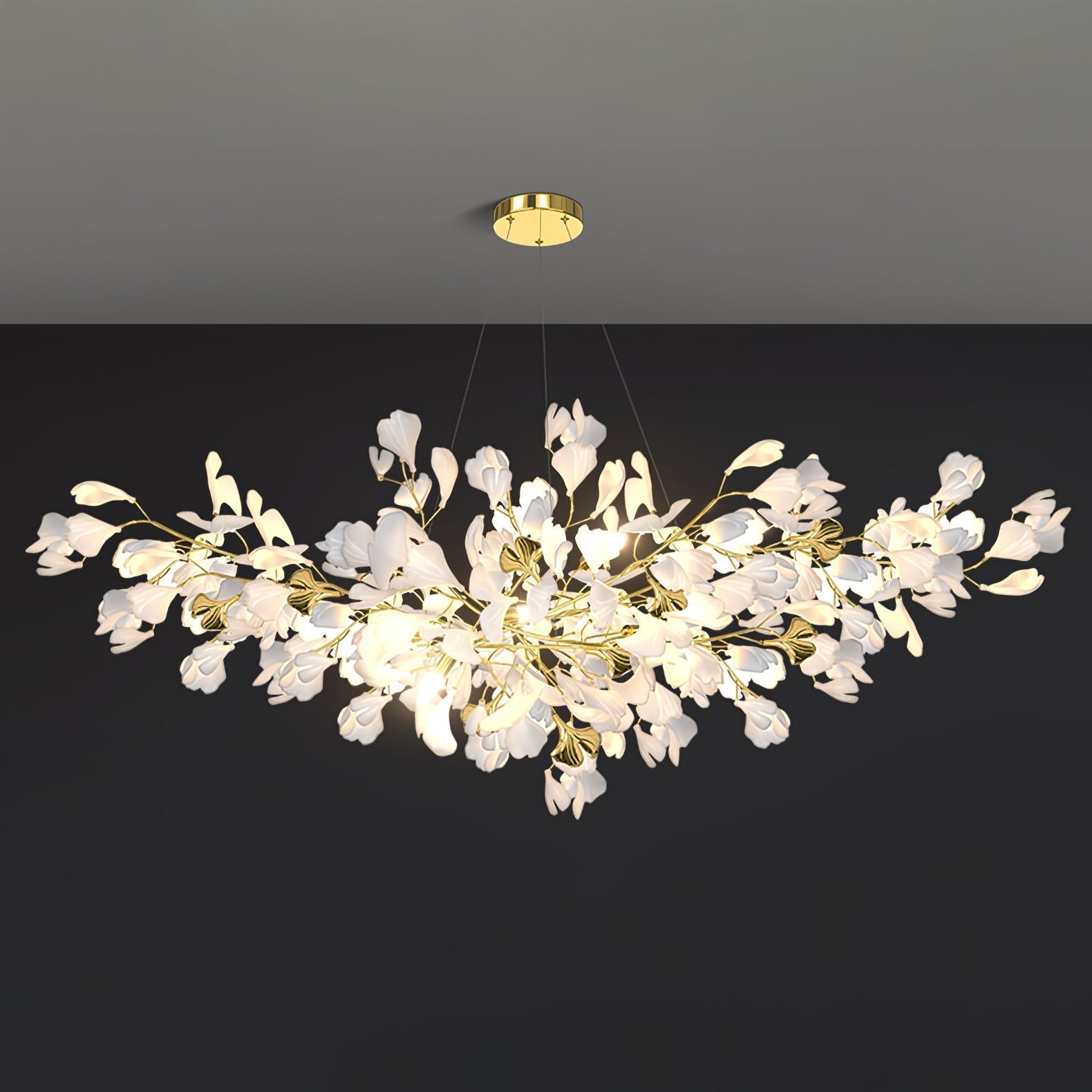 Ilvyniel Gingko Chandelier - Blowlighting