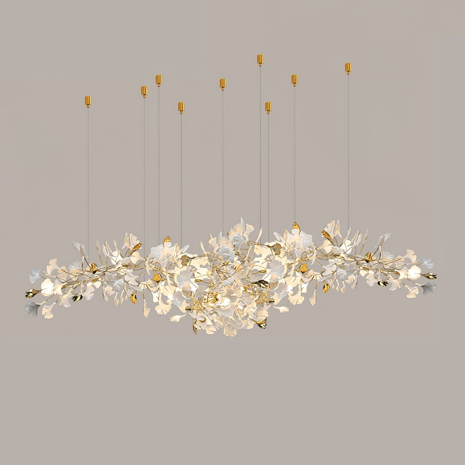 Ilvyniel Gingko Chandelier - Blowlighting