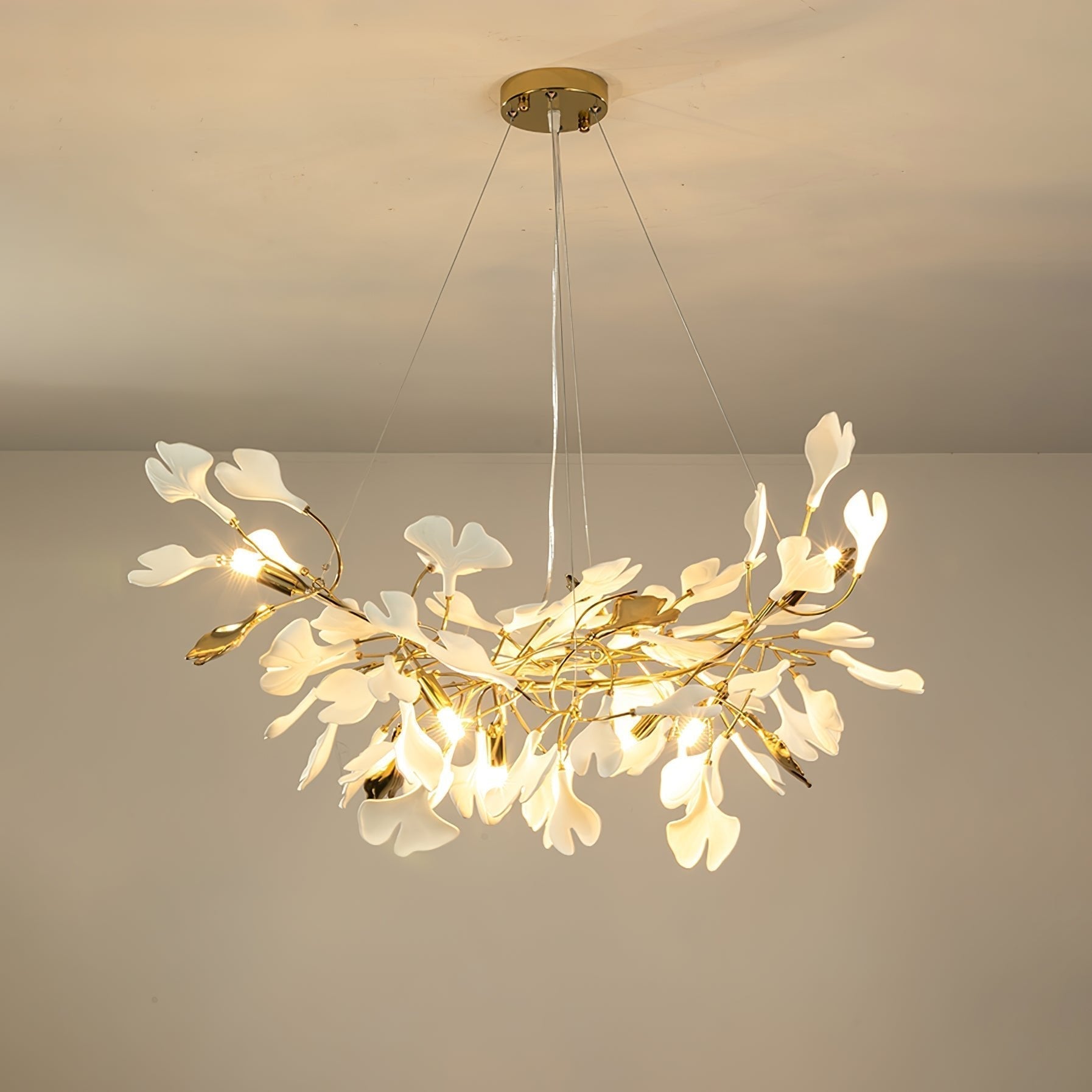 Ilvyniel Gingko Chandelier - Blowlighting