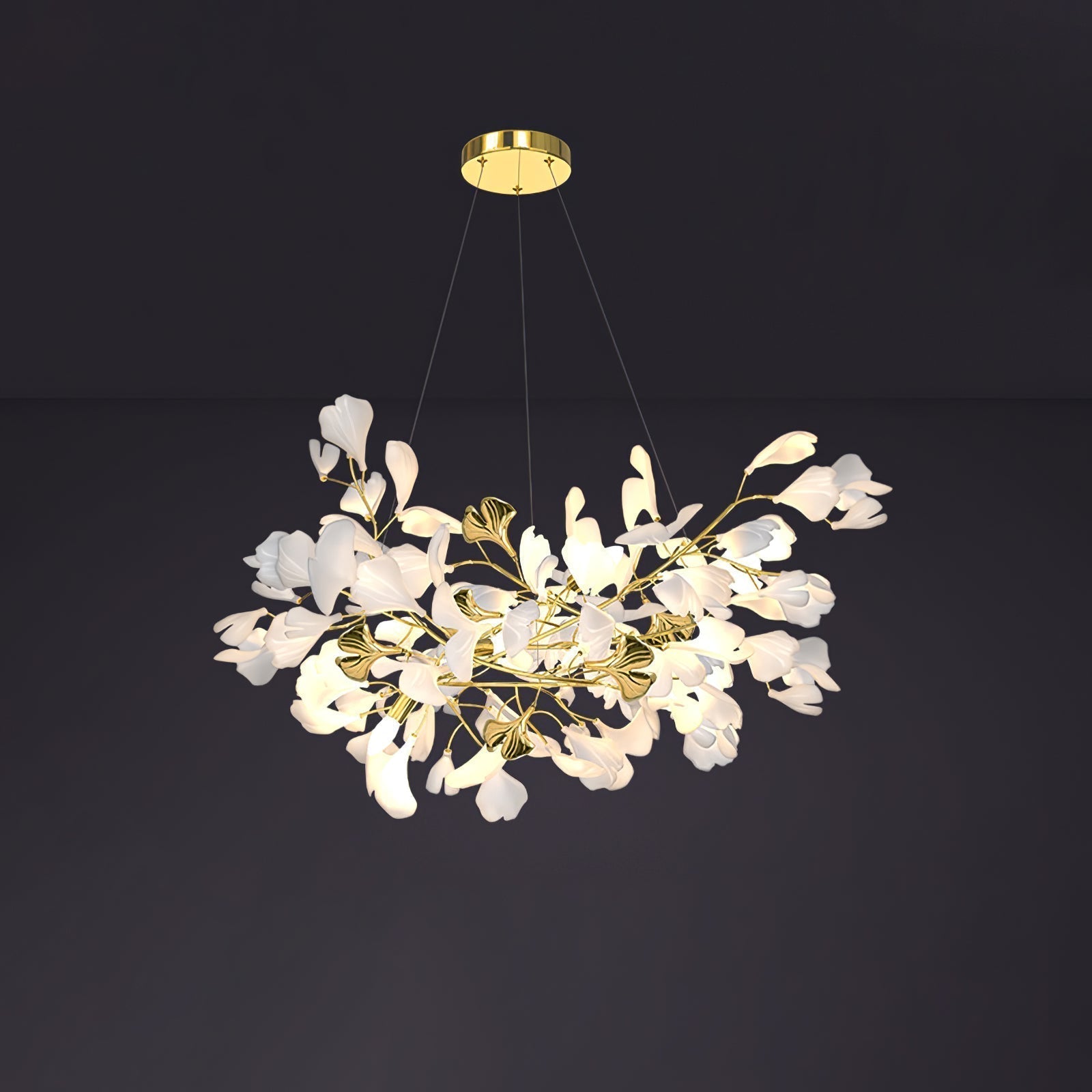Ilvyniel Gingko Chandelier - Blowlighting