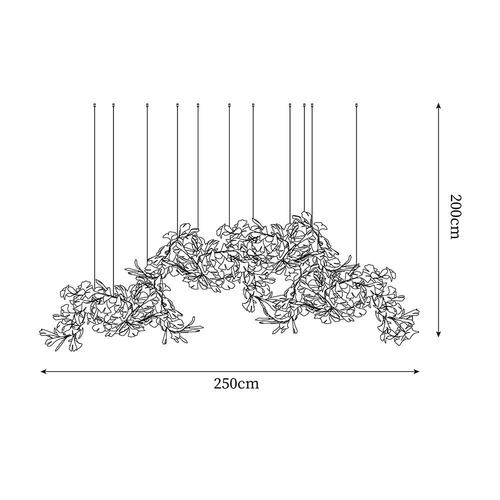 Elysia Lustra Lustre Canopée Florale Élégant - Neutralighting