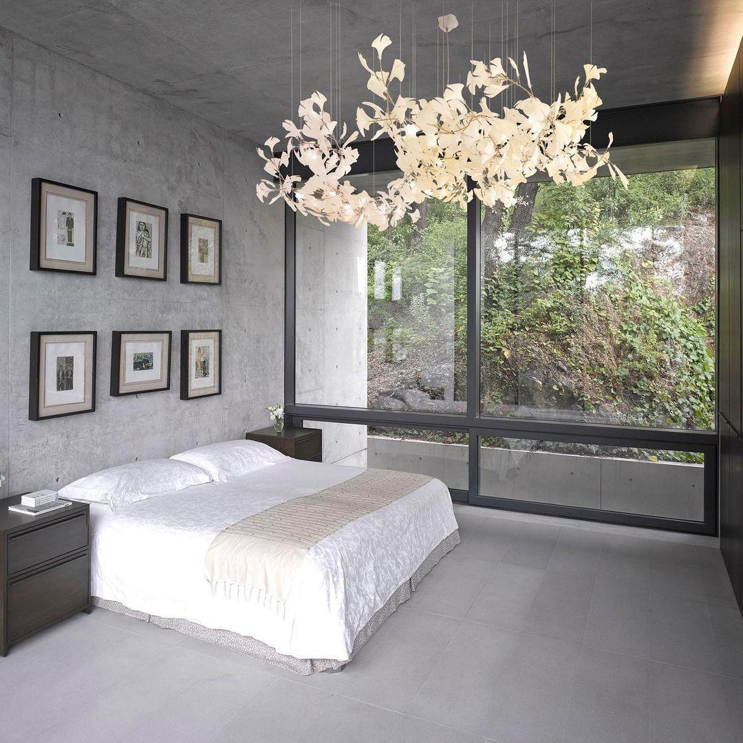Bloom Lustre Moderne Abat-jour Céramique Feuille - Neutralighting