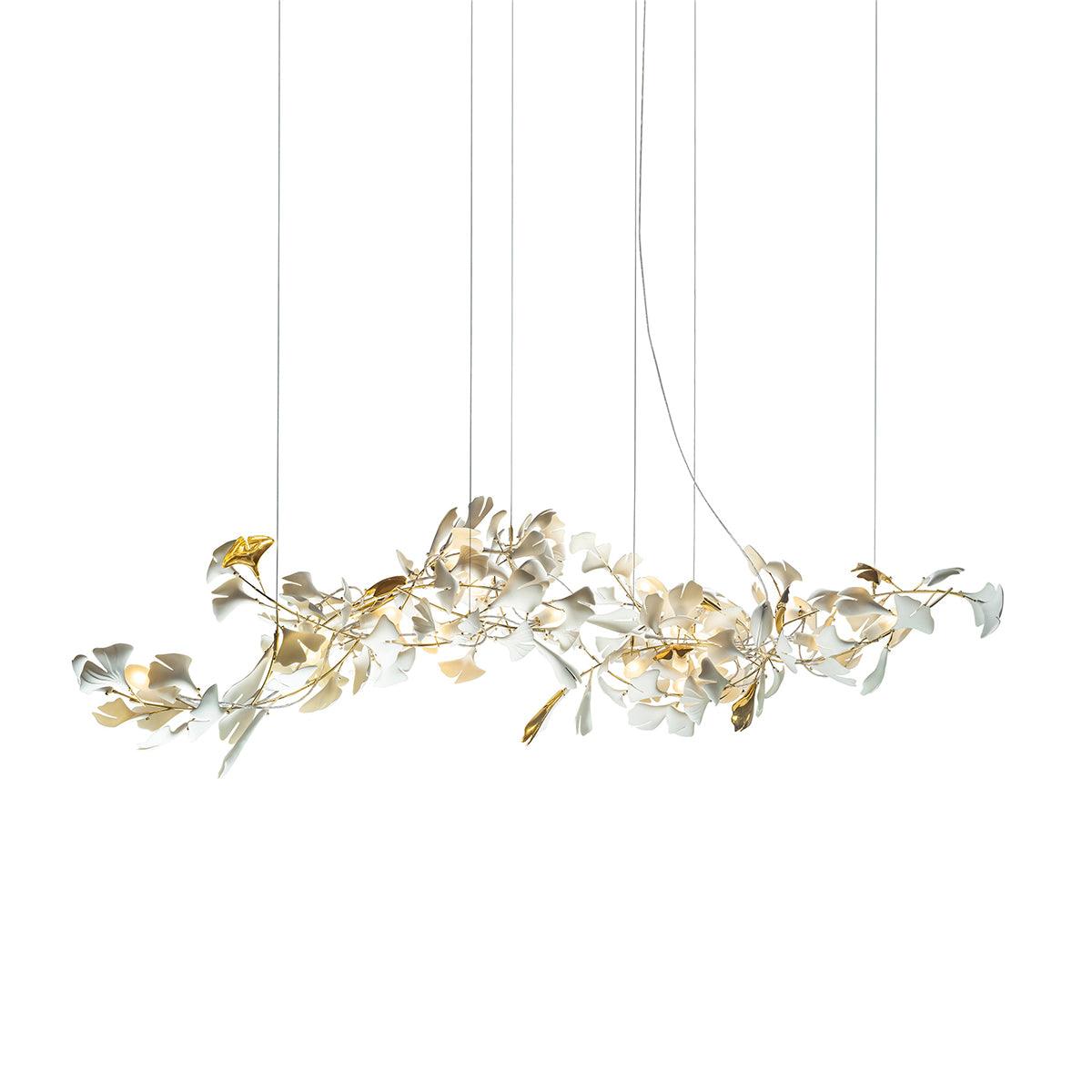 Bloom Lustre Moderne Abat-jour Céramique Feuille - Neutralighting