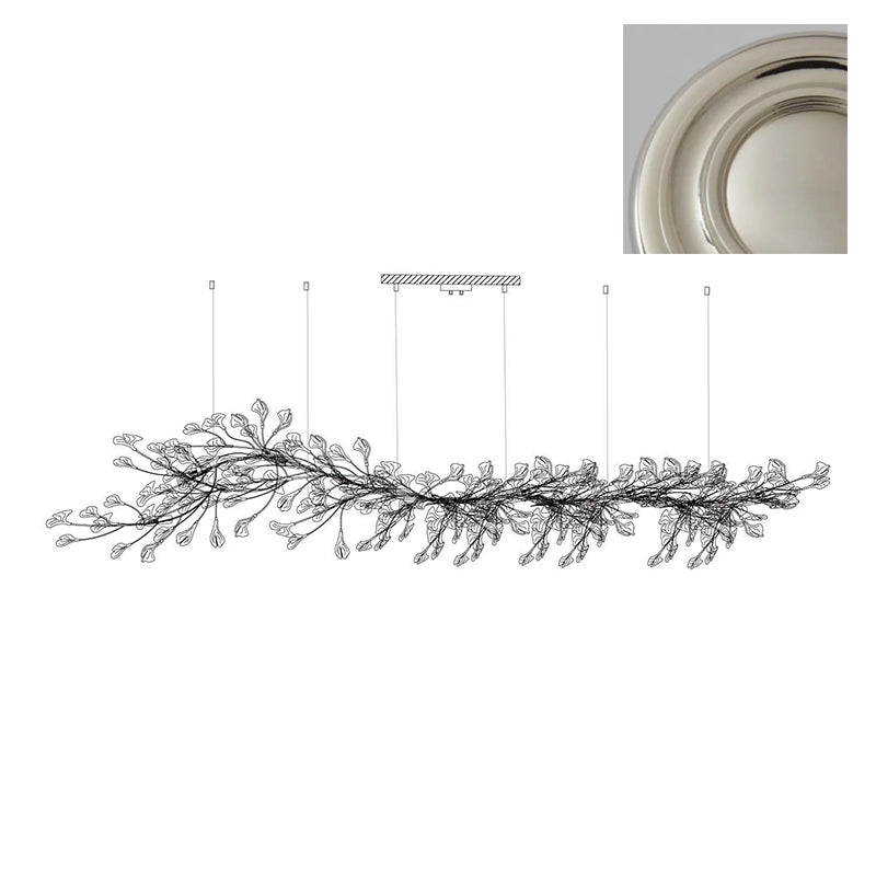 Bloom Lustre Moderne Abat-jour Céramique Feuille - Neutralighting