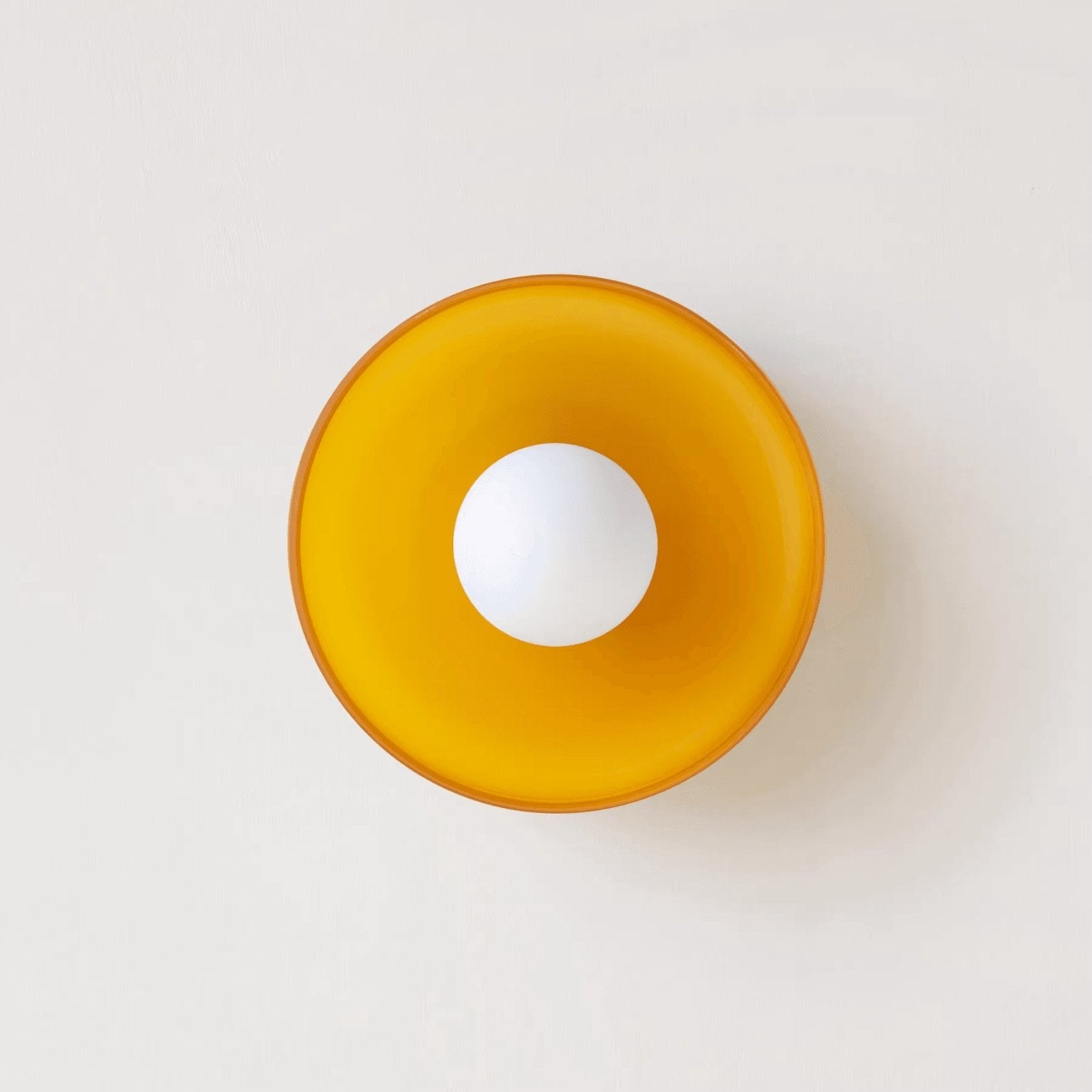 Solara Plafonnier Orange Anneau Ludique Sculptural - Neutralighting